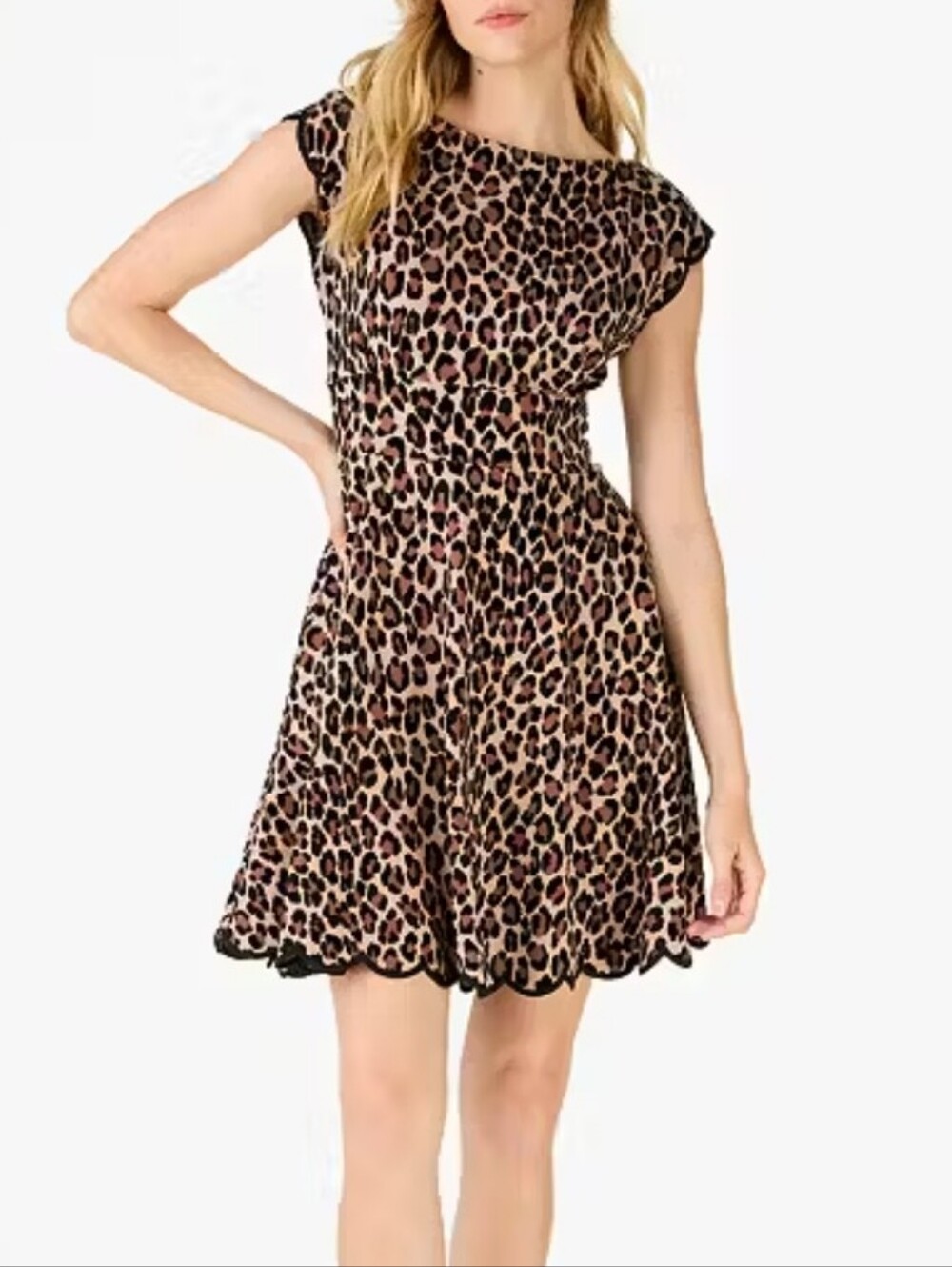 Kate Spade Spotted Leopard Fiorella Dress Y2K Indie-Sleeze Retro-glam Mob-wife